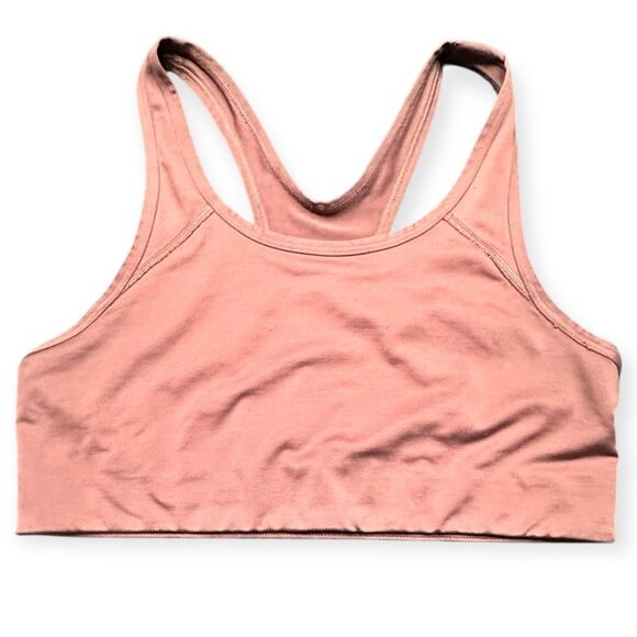 PINK VICTORIA’S SECRET Women’s Mauve Racerback Sports Bra Size Medium - Picture 1 of 3
